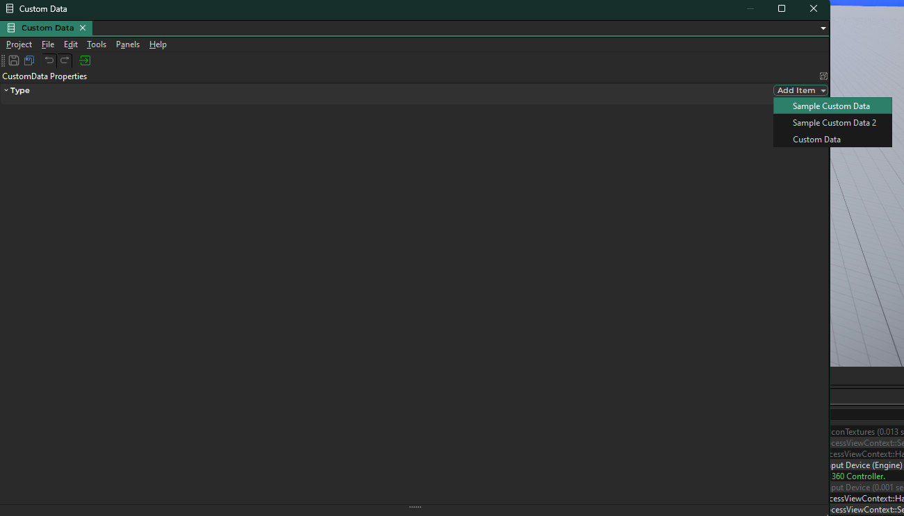 Create Custom Data Create Custom Data