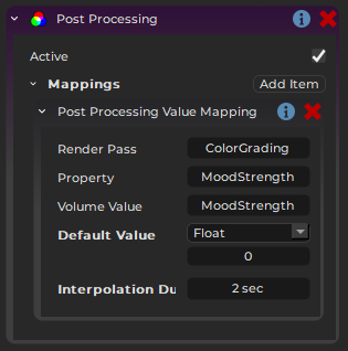 Component properties Component properties